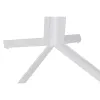 Galda komplekts ar 2 krēsliem Home ESPRIT Balts Metāls polipropilēns 60 x 60 x 102 cm