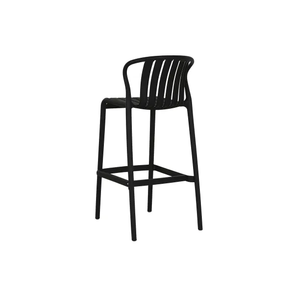 Galda komplekts ar 2 krēsliem Home ESPRIT Melns Metāls polipropilēns 60 x 60 x 102 cm