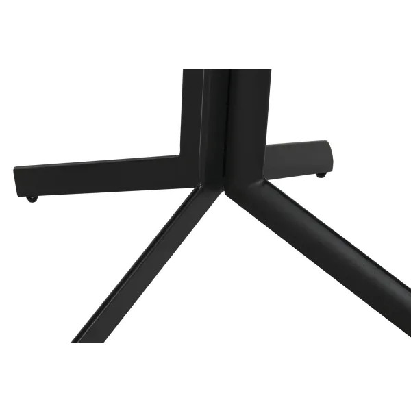 Table set with 2 chairs Home ESPRIT Black Metal polypropylene 60 x 60 x 102 cm