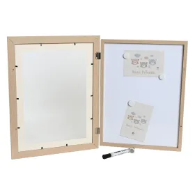 Glezna Home ESPRIT Balts Dabisks 34 x 3 x 44 cm