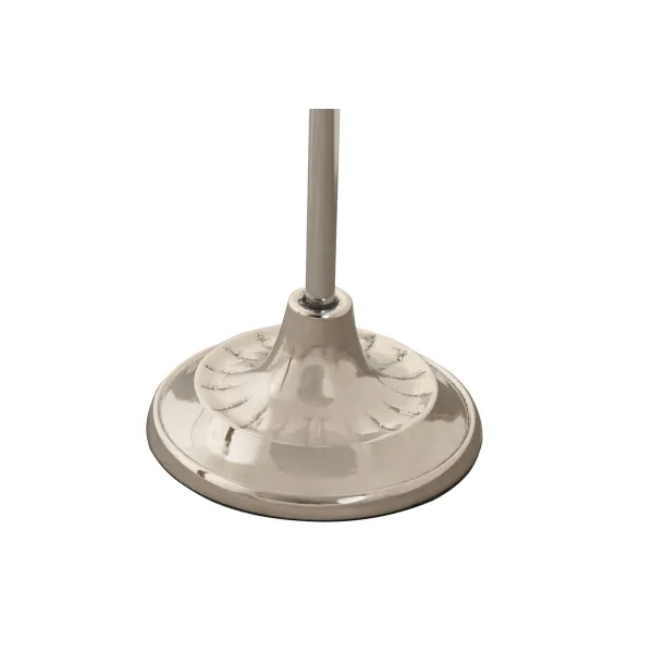 Magnifying glass Home ESPRIT Crystal Steel Acacia 8 x 8 x 30 cm
