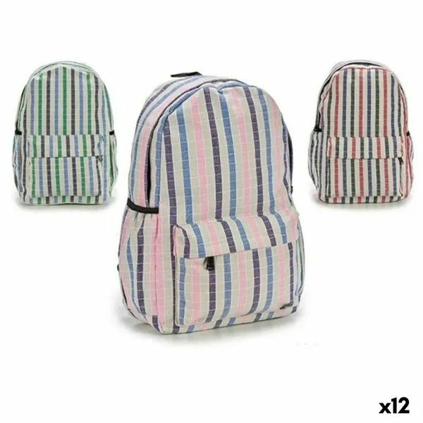 School Bag Pincello Multicolour 13 x 45 x 31 cm 31 x 45 x 13 cm Stripes (12 Units)