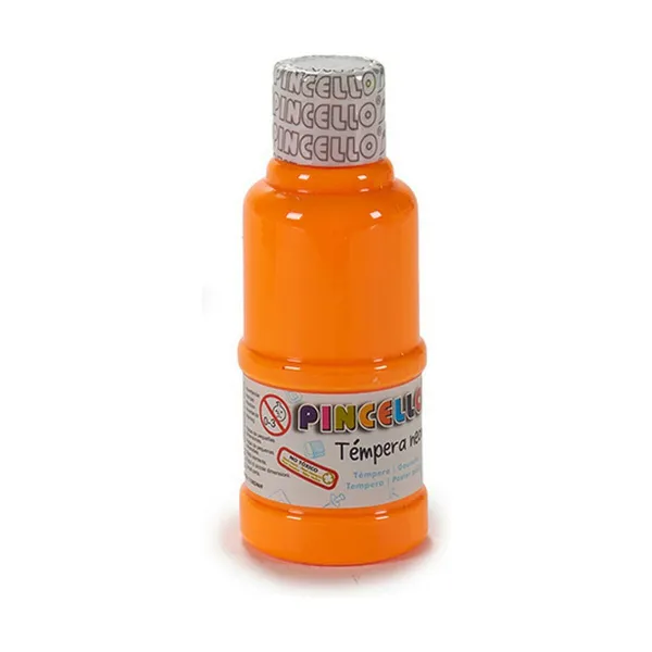Tempera Pincello Neon Oranssi 120 ml (12 osaa)