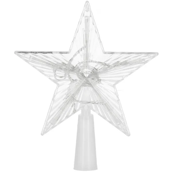 Kalėdų eglutės viršūnės žvaigždė Springos CL4130 10 LED, šiltai balta