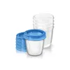 Avent Containers For Breast Milk 5 X 180ml 5 Lids