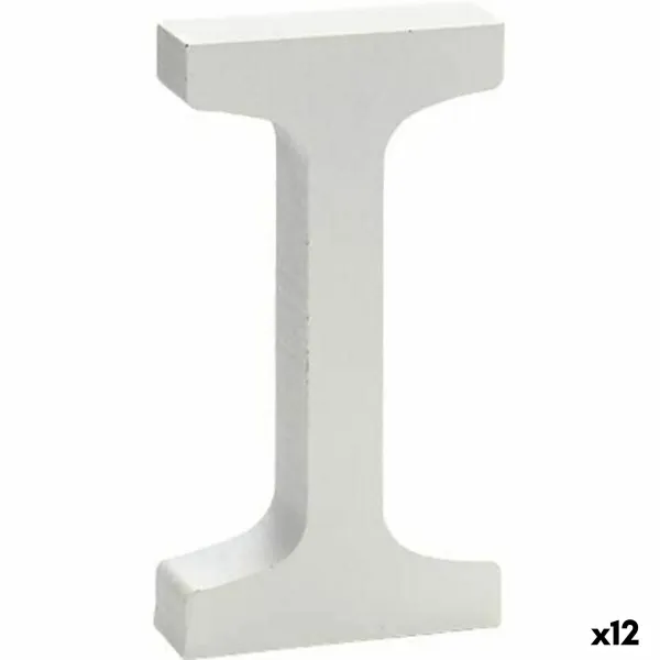 Настенный декор Pincello 1,8 x 21 x 17 cm письмо I (12 штук)
