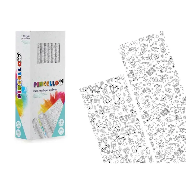 Gift Wrap Pincello 0,7 x 1,5 m Cars Alien (50 Units)