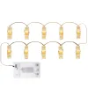 LED segtukai nuotraukoms Springos CL4131, 10 LED, šiltai balta