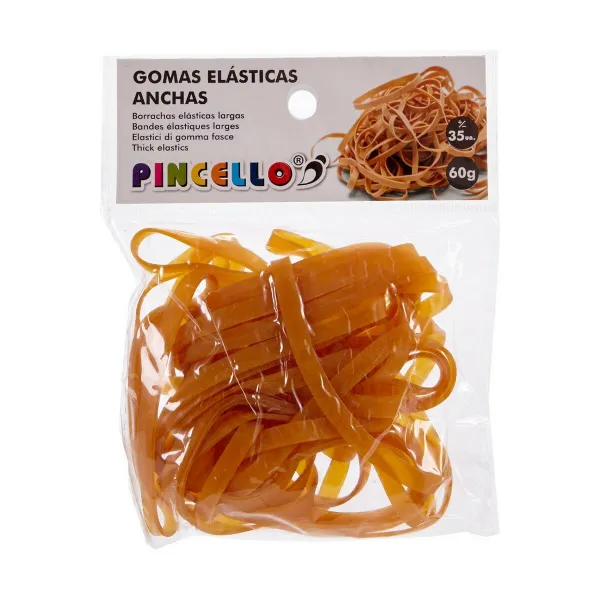 Elastikpaelad Pincello Kollane Lai (12 Ühikut)