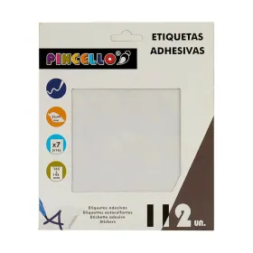 Клейкие этикетки Pincello Белый 17 x 4 x 19 cm 22 x 49 mm Листья (12 штук)