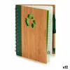 Папка на кольцах с шариковой ручкой Pincello 1 x 18 x 14 cm Бамбук (12 штук)