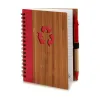 Spiral Notebook with Pen Pincello 1 x 16 x 12 cm Bamboo (12 Units)