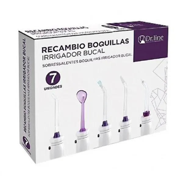 Dr. Line Dr Line Recambios De Boquillas De Irrigador Bucal 7 Unidades Clarben