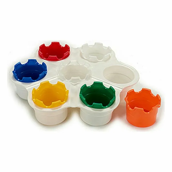 Palette Pincello Multicolour Plastic 23 x 6 x 25 cm Finger Paint (12 Units)