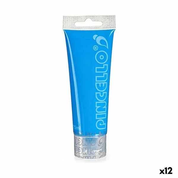 Акриловая краска Pincello Светло Синий 75 ml (12 штук)