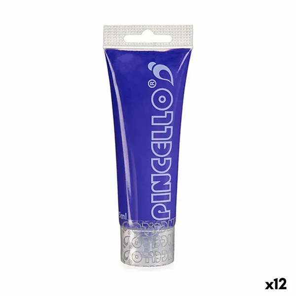 Акриловая краска Pincello Фиолетовый 75 ml (12 штук)