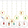 Šviesos užuolaida Springos CL4042 110 LED girlianda, USB lemputės su figūrėlėmis, šiltai balta