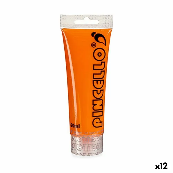 Акриловая краска Pincello Оранжевый 120 ml (12 штук)