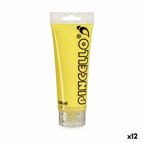 Acrylic paint Pincello Yellow 120 ml (12 Units)