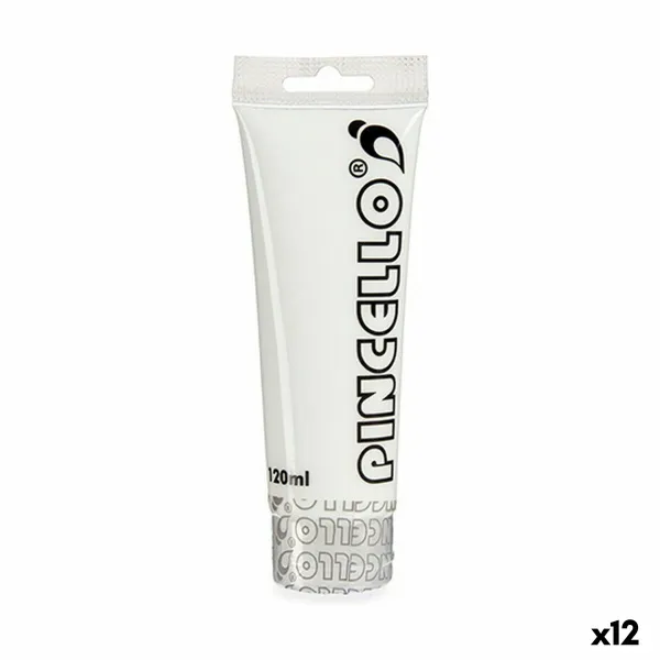 Akrüülvärv Pincello Valge 120 ml (12 Ühikut)
