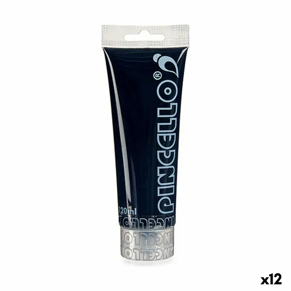 Акриловая краска Pincello Чёрный 120 ml (12 штук)