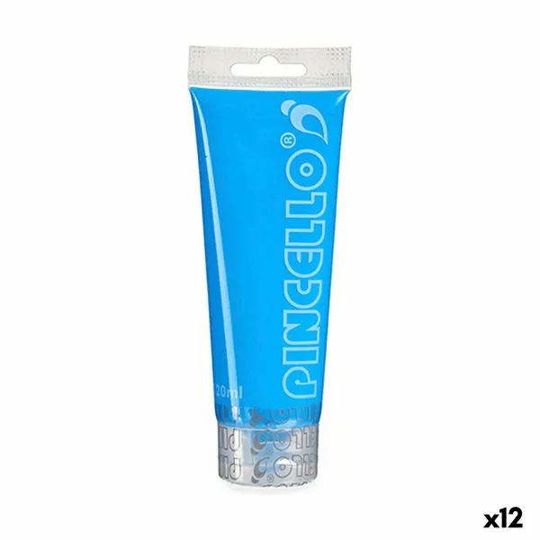 Акриловая краска Pincello Neon Синий 120 ml (12 штук)