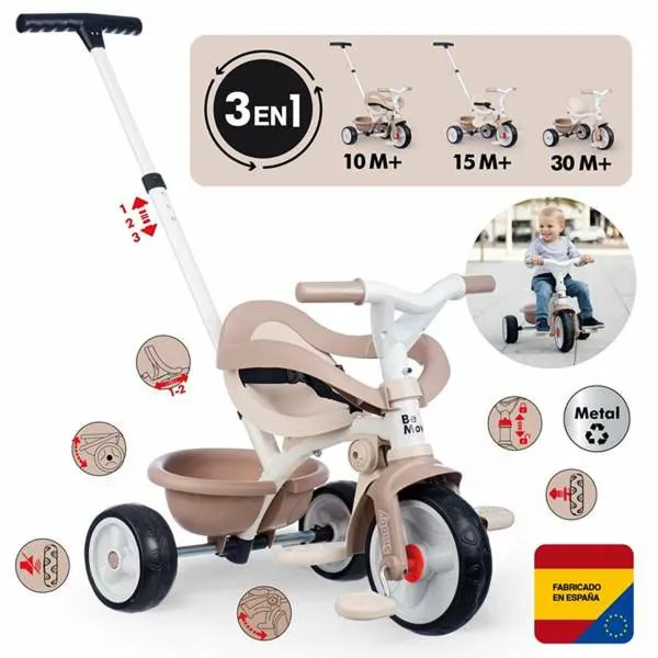 Kolmipyörä Smoby Be Move Confort Beige