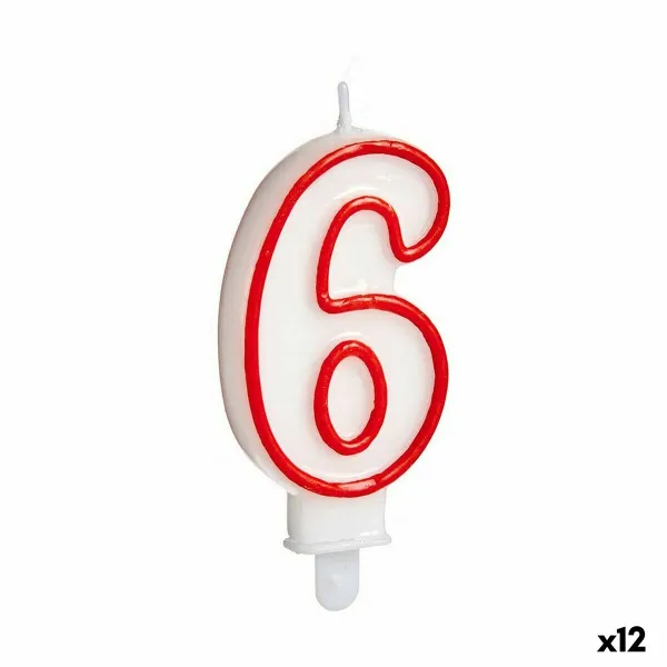 Svece Dzimšanas Diena Cipari 6 (12 gb.)