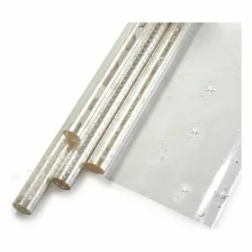 Подарочная упаковка Белый Прозрачный 70 x 500 cm Набивной (60 штук)
