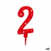 Kynttilä Syntymäpäivä Numerot 2 (12 osaa)