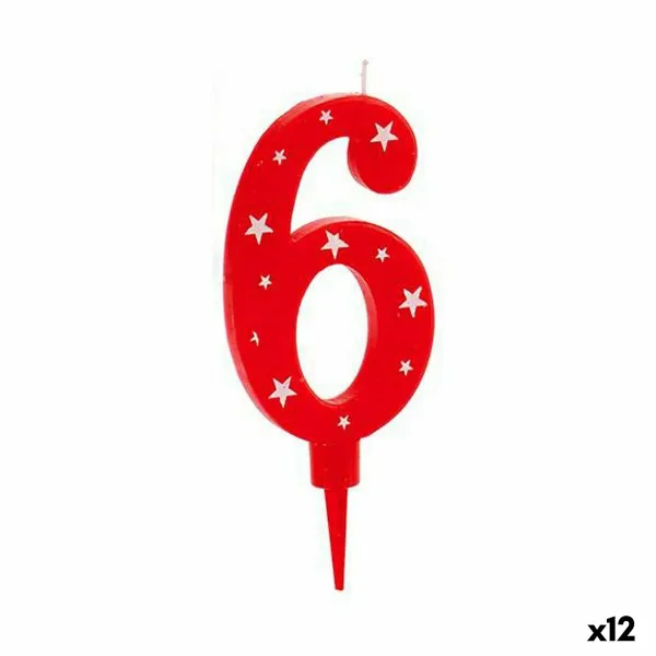 Вуаль День рождения Номера 6 (12 штук)