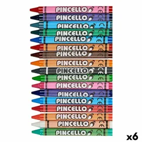 Цветные полужирные карандаши Pincello Разноцветный (6 штук)