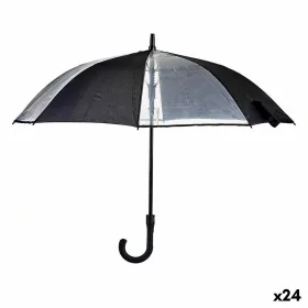 Skėtis Juoda Skaidrus 96 x 96 x 84,5 cm 14 x 4 x 84,5 cm 14 x 84,5 x 4 cm (24 vnt.)