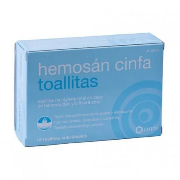 Cinfa We Have Individual Hemorrhoid Wipes 12 Units