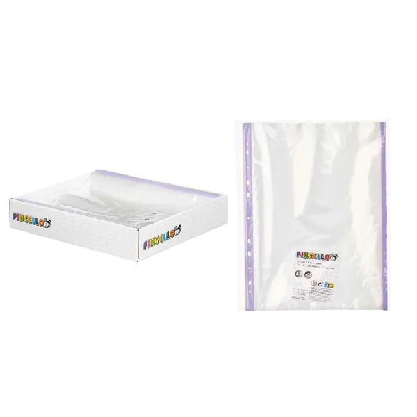 Covers Pincello Blue Red Green Purple Multicolour A4 Plastic 25 x 0,5 x 31 cm (48 Units)