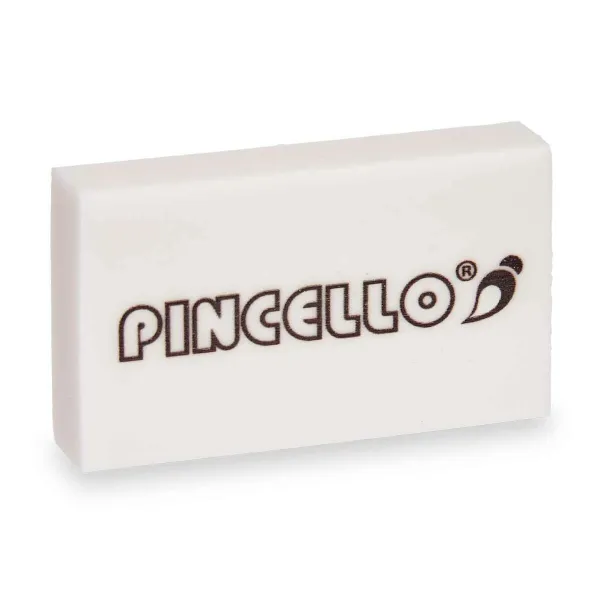 Dzēšgumija Pincello Balts 9 x 16 x 1,5 cm (12 gb.)