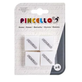 Trintukų rinkinys Pincello Balta 9,5 x 13,5 x 2 cm (12 vnt.)