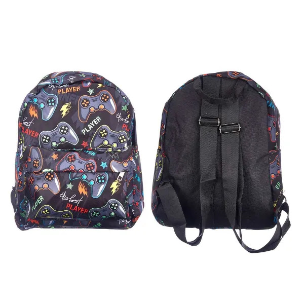 School Bag Pincello Games Multicolour 28 x 12 x 22 cm 22 x 28 x 12 cm (12 Units)