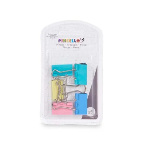 Clamps Pincello Multicolour Metal Clip Medium (24 Units)