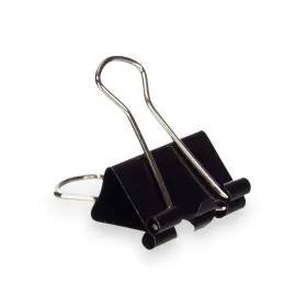Clamps Pincello Black Metal Clip Medium (24 Units)
