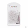 Kancelejas piespraudes Pincello Caurspīdīgs Metāls Plastmasa (24 gb.)