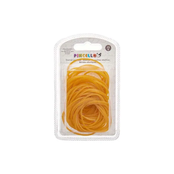 Резинки Pincello Жёлтый 7,5 x 12,5 x 2 cm Большой (24 штук)