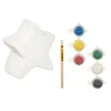 Paint Your Own Money Box Pincello Ceramic Star 12,8 x 12,6 x 8,2 cm 12,5 x 12,5 x 5,5 cm (12 Units)