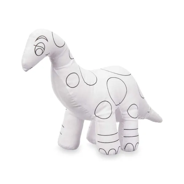 Colouring Plush Pincello White Black Dinosaur (8 Units)