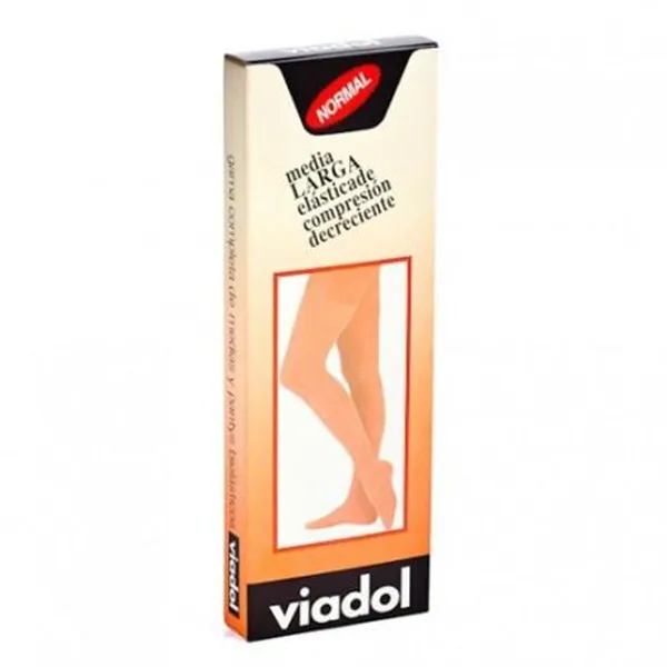 Media Viadol Larga De Compresión Normal Beige T4 Prim