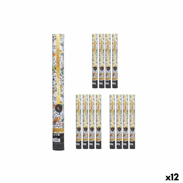 Confetti cannon Multicolour Paper Cardboard Plastic 5 x 48,5 x 5 cm (12 Units)