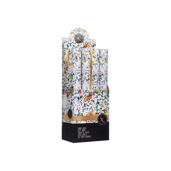Confetti cannon Multicolour Paper Cardboard Plastic 5 x 48,5 x 5 cm (12 Units)