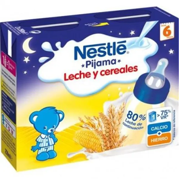 Nestle Nestlé Milk Porridge With 8 Cereals 2 X 250ml