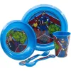 Vaikiškas indų rinkinys The Avengers CZ11309 Plastmasinis (5 Dalys)