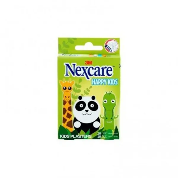 Nexcare Pans Happy Kids Animals 20